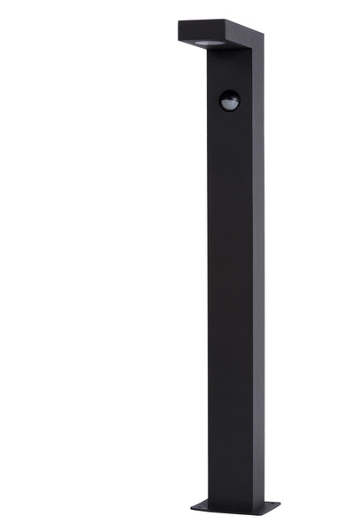 Lucide TEXAS-IR LED pollare 7W 3000K IP54 med rörelse- och dag/nattsensor Mörkgrå