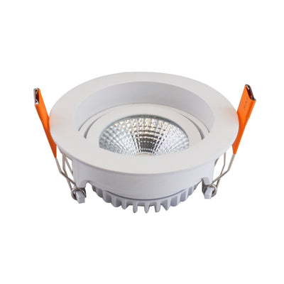 Tsong LED infälld spotlight 10.5W 3000K 220-240V IP20 80CRI 75mm håltagning Vit CE RoHS