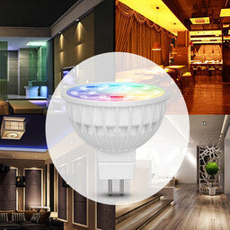 Miboxer LED Spot MR16 4W RGB+CCT, RF 2.4 GHz, dimbar retrofit-lampa för din smarta belysningslösning
