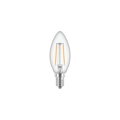 Philips CorePro LED Ljuslykta E14 B35 2W 250 lumen 2700K Klar 220-240V Icke-dimbar 80CRI