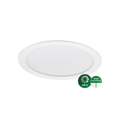 Philips CoreLine SlimDownlight DN145B LED 21W 3000K 4000K 2100 lumen Vit IP20/44 Ø215mm