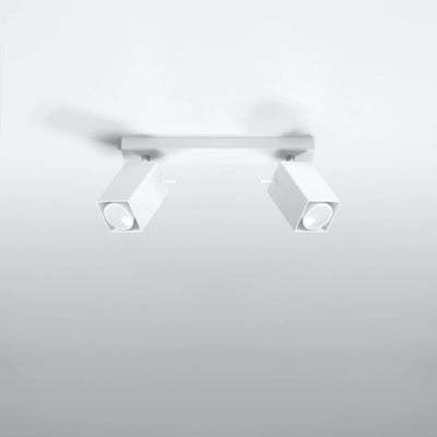 Sollux Lighting LED takspot MERIDA 2 x GU10, IP20, Matt Guld Aluminium, 220-240V, CE RoHS