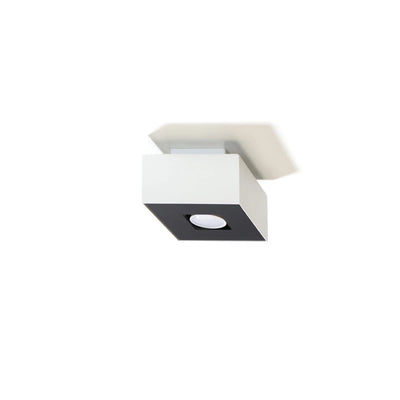 Sollux Lighting LED takspot MONO 1 Vit, IP20, Aluminium, 50W max, 220-240V, CRI 80, CE RoHS
