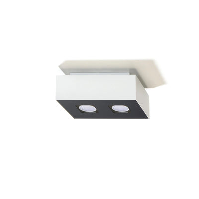 Sollux Lighting MONO 2 LED takspotlight Vit, aluminium, IP20, 220-240V, CRI 80, max 50W, CE RoHS