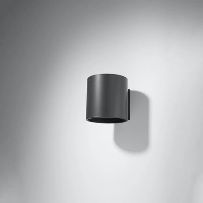 Sollux Lighting ORBIS 1 LED vägglampa Antracit, Aluminium, G9 sockel, 12W max, 220-230V, IP20 CE