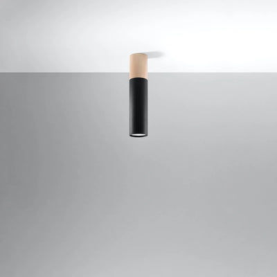 Sollux Lighting PABLO LED takspot Svart, IP20, 220-240V, max 50W, Aluminium Mässingsfinish, CE RoHS