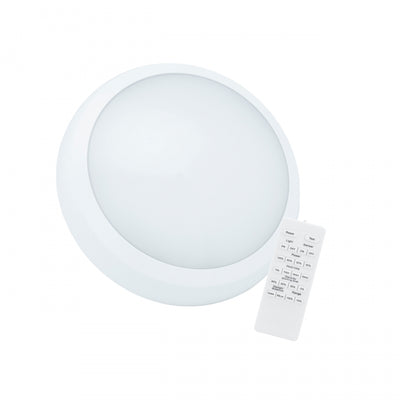 Spectrum NYMPHEA CITY PRO 2 LED takarmatur 24/30W CCT 230V IP65 IK08 4400 lumen Vit rund med sensor