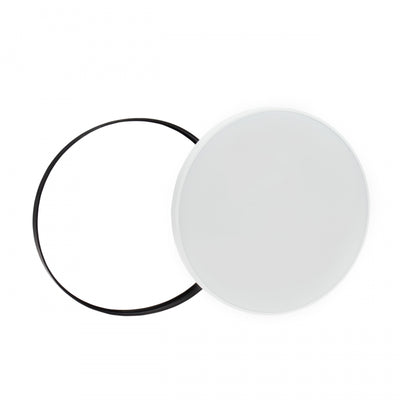 Spectrum NYMPHEA LED taklampa 40W 6000K 5300 lumen 230V IP54 Vit Svart rund utanpåliggande montering