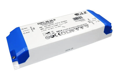 GLP LED-nätadapter 24V 50W 2.08A, IP20, CE RoHS-certifierad, pålitlig driver för 24V LED-belysning