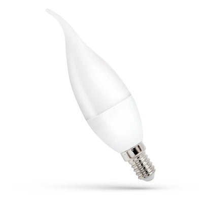 Spectrum LED-kronljus C37 E14 230V 4W NW 4000K 340 lumen 200° strålvinkel