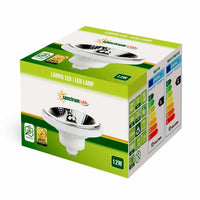 Spectrum LED Spot GU10 AR111 12W 3000K Varmvit 800 lumen 20° spridning 230V ej dimbar