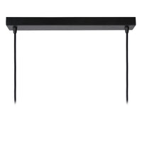 Lucide RUBEN pendant light, 4xE27 sockets, Black & Satin brass, metal fixture, 1520mm height, IP20 dimmable
