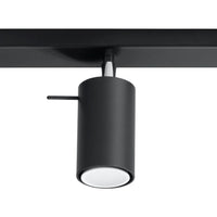 Sollux Lighting LED plafondspot zwart RING 3 x GU10 fitting, IP20, CE RoHS certified, 220-240V