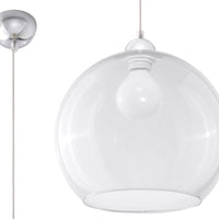 Sollux Lighting hanglamp ball transparent LED 50W 220-240V AC 104mm 80-89 CRI
