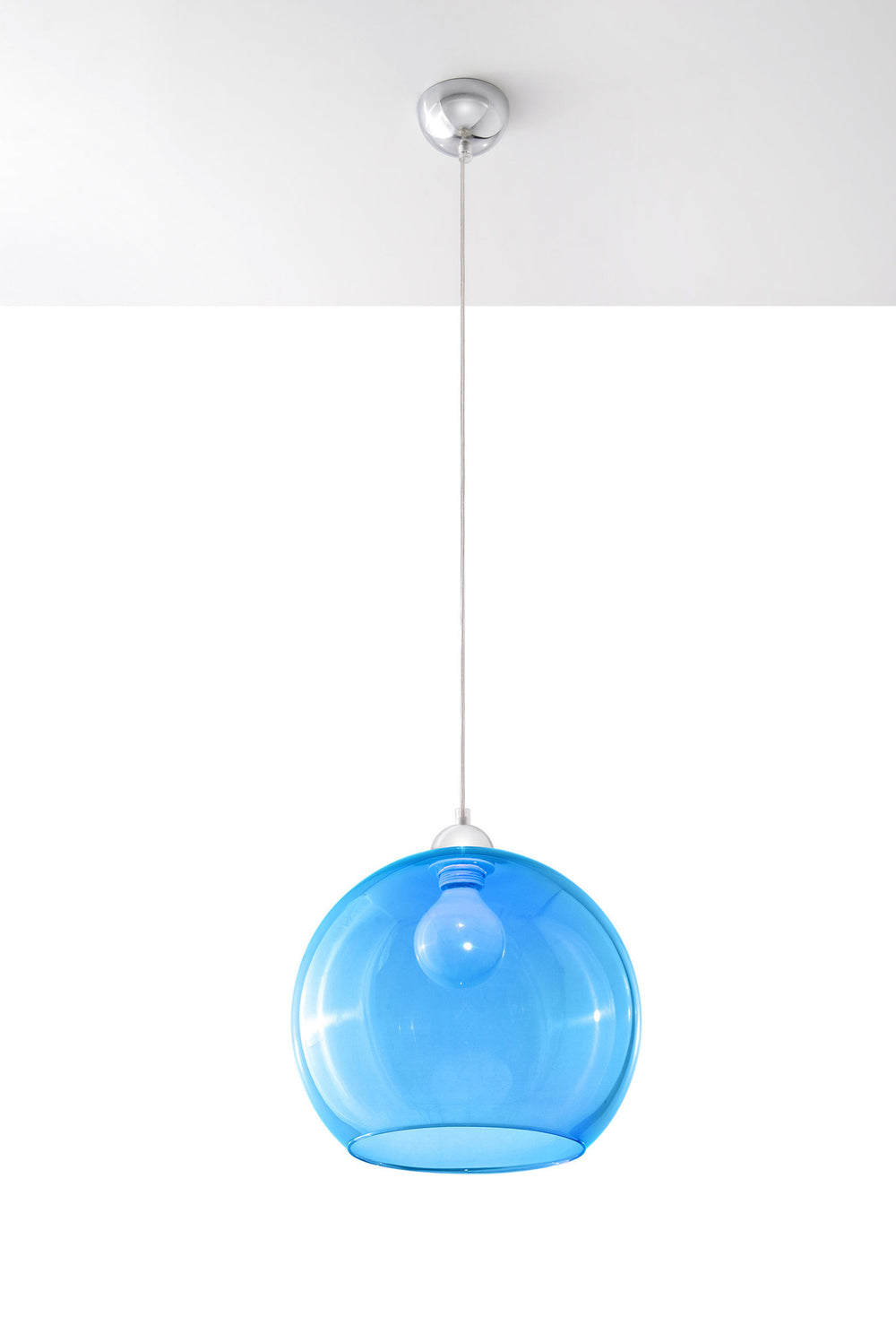 Sollux Lighting BALL LED hänglampa, IP20, 220-240V, max 50W, matt mässing i guldutförande