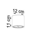 Sollux Lighting plafondspot tsong LED lamp 50W 220-240V IP20 aluminium