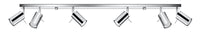 Sollux lighting led ceiling spot chrome ring with gu10 fitting