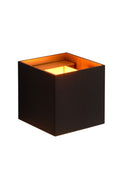 Lucide XIO LED vägglampa dimbar G9 1x4W 2700K justerbar ljusvinkel Svart modern fyrkantig design
