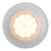 Lucide ZIVA LED infälld badrums-spotlight, GU10-sockel, IP44, rund aluminium, Sandvit, Ø84mm