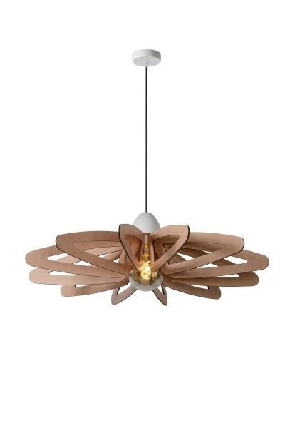 Lucide Zidane LED hängande lampa 60 mm diameter e27 sockel vit