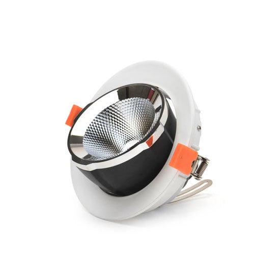 LCB LED Infälld Downlight banaanspot 10W 3000K 4000K Philips chip IP20 CRI 80 CE RoHS butikbelysning