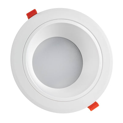 Spectrum LED recessed downlight 30W 230V 3000K 2250 lumens White IP20 90° beam indoor ceiling lighting