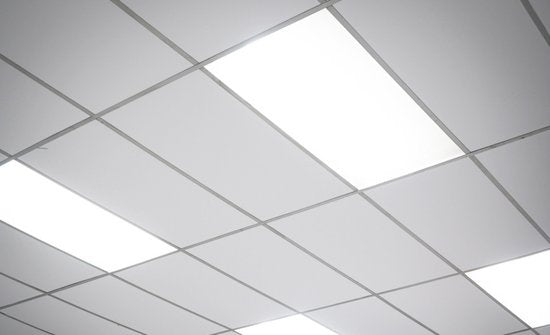 lcb led panel 120x60cm bakbelyst eco 60w 6000k 6600 lumen ug22 opalvit