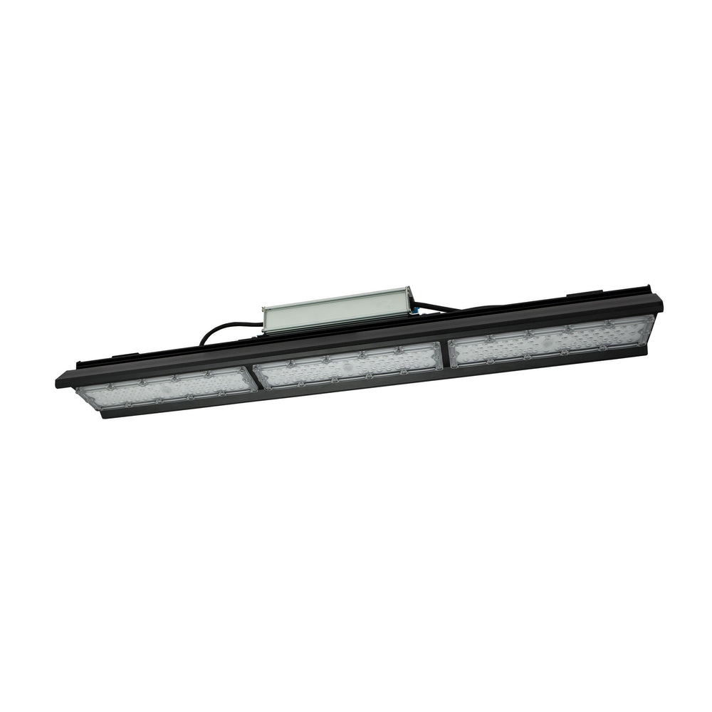Spectrum LED High Bay HALLS LINE 150W 230V 4000K 21000 lumen IP66 IK10 Svart Aluminium Upphängd CE