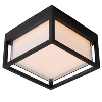 Lucide SINGA LED wall light indoor outdoor 10W 3000K IP54 Black die-cast aluminum modern design