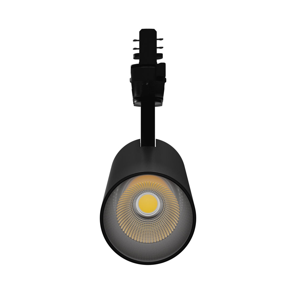 Spectrum LED Skenspot Svart 3-Fas 25W 4000K 2650 lumen 36° Ljuskägla IP20 Aluminiumhus