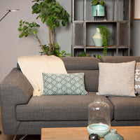 Lucide ANSELMO LED reading floor lamp, 9W 3000K dimmable, 1400mm height, Sandy Matt Black, Metal, IP20