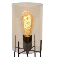 Lucide steffie bordslampa LED E27 bärnsten, 50W, IP20, ej dimbar