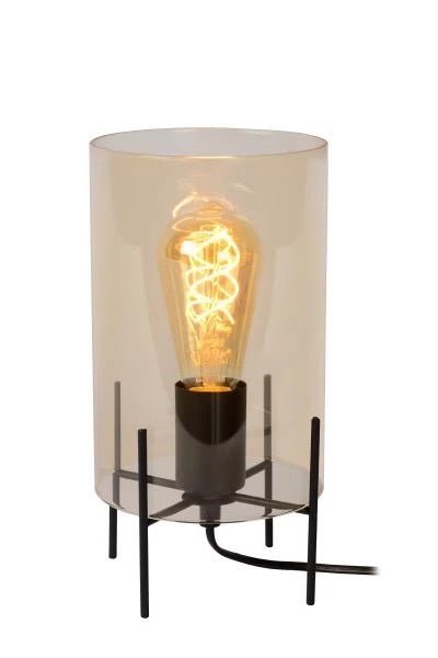 Lucide steffie bordslampa LED E27 bärnsten, 50W, IP20, ej dimbar