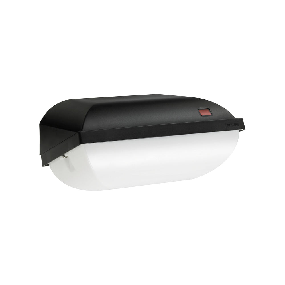 Philips CoreLine FWC LED vägglampa 9W 3000K 900 lumen IP54 IK08 Svart ej dimbar med skymningsrelä