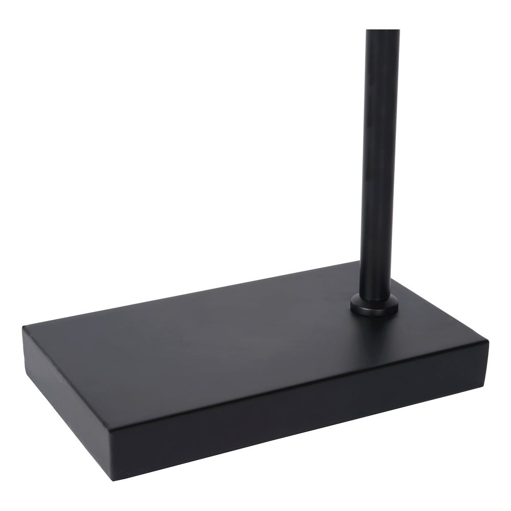 Lucide LEANNE table lamp, E27 socket, 40W max, 220-240V, IP20, modern matt Black metal, 52cm height
