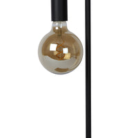 Lucide LEANNE table lamp, E27 socket, 40W max, 220-240V, IP20, modern matt Black metal, 52cm height