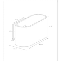 Lucide XERA wall light, modern oval design, 1xG9 socket, uplight & downlight, Aluminium Black, IP20