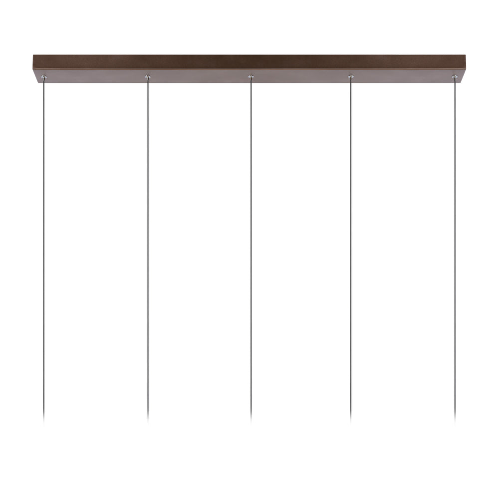 Lucide MARGARY LED pendellampa, dimbar 5x4.2W 2700K 230V, aluminium kaffefinish, modern höjdjusterbar