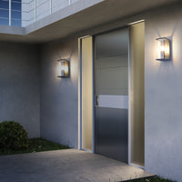 Lucide CLAIRE LED vägglampa Antracit, 1xE27, IP54, med rörelse- och dag/natt-sensor, 220-240V