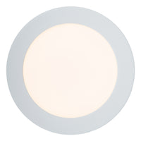 Lucide BRICE LED badrumstaklampa, rund 18cm, dimbar 12W 3000K, IP44 Vit