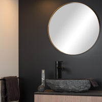 Lucide BRICE LED taklampa, 30W 3000K dimbar, IP44 rund 30cm, Matt Svart, modern badrumsbelysning