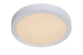 Lucide BRICE LED badrumstaklampa, dimbar 30W 3000K, rund 300mm, IP44, vit finish