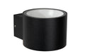Lucide OXFORD LED vägglampa inomhus utomhus, IP54 svart aluminium, G9-sockel uplight & downlight
