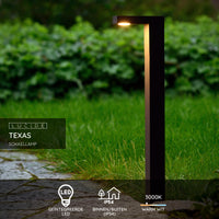 Lucide TEXAS LED pollare 7W 3000K IP54 Antracit utomhus aluminium 220-240V 600mm modern trädgårdsbelysning