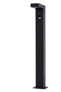 Lucide TEXAS-IR LED pollare 7W 3000K IP54 med rörelse- och dag/nattsensor Mörkgrå