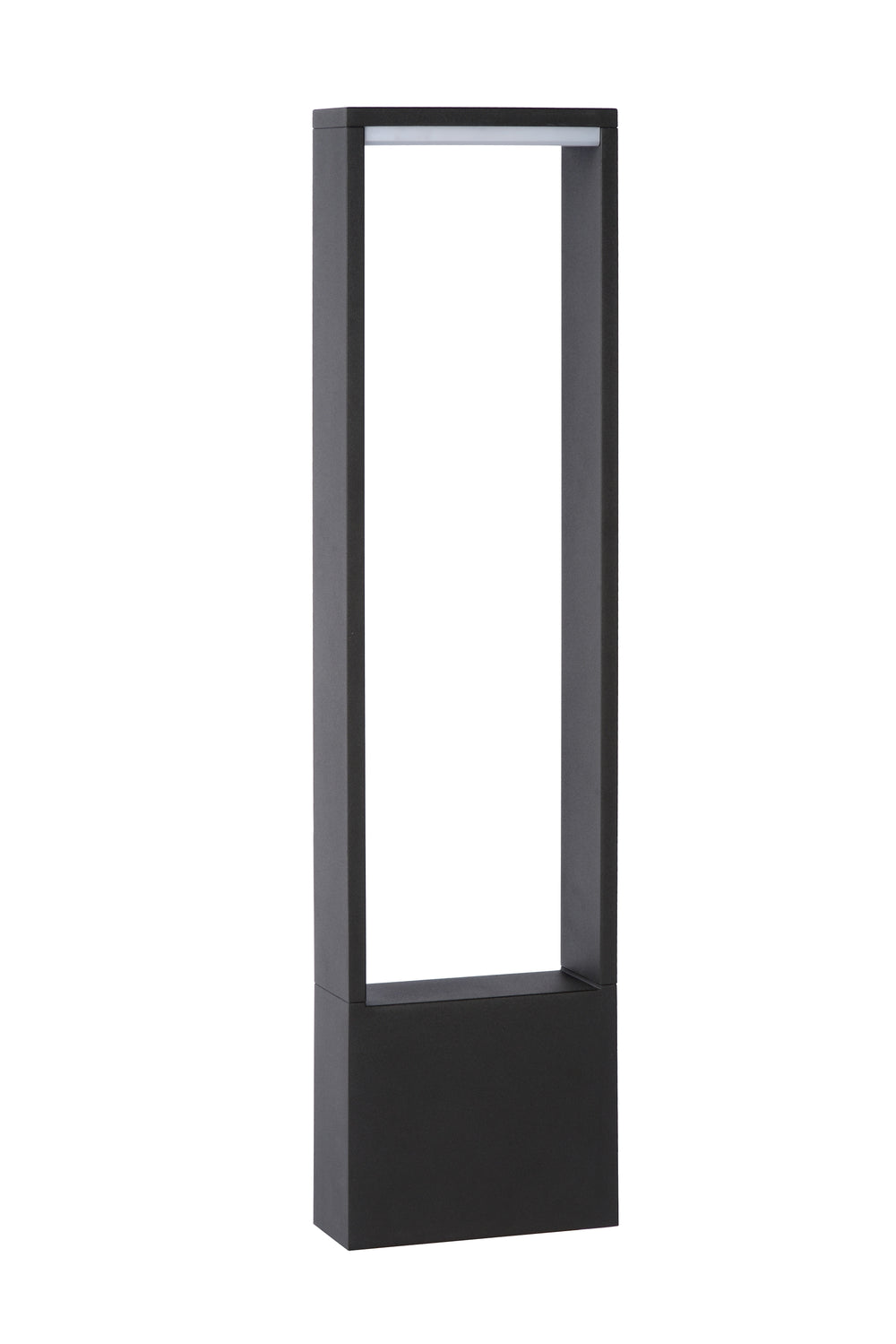 Lucide GOA LED pollarlampa 10W 3000K IP54 Mörkgrå utomhusbelysning för trädgård