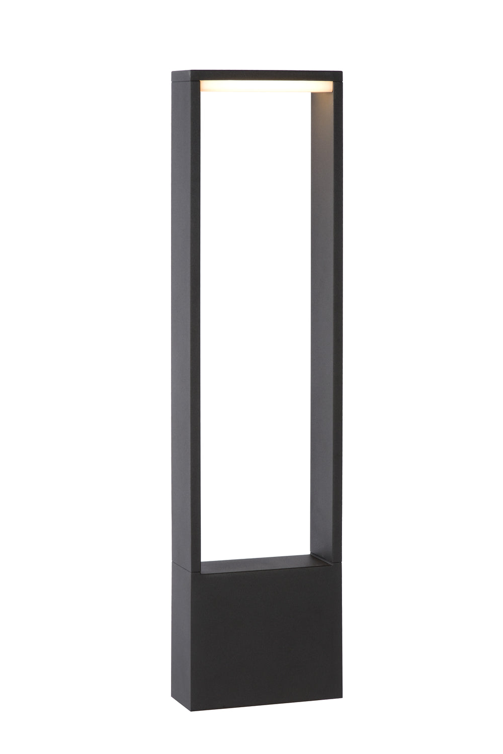 Lucide GOA LED pollarlampa 10W 3000K IP54 Mörkgrå utomhusbelysning för trädgård
