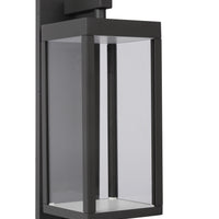 Lucide CLAIRETTE LED vägglampa 13W 3000K IP54 med PIR rörelsesensor och antracitfärgat hölje