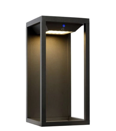 Lucide tenso solcells-LED vägglampa 3000K IP54 antracit
