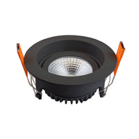 LED-inbyggnadsspotlight från LCB, 95mm, 5W, 420 lumen, 2700K varmvit, IP65, dimbar, för badrum